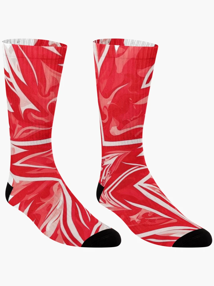 Thumbnail 3 of 5, Socks, Redstar designed and sold by CoolPixels.