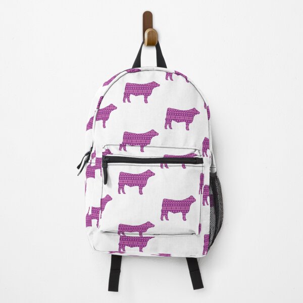 Item preview, Girly Cowgirl Show Steer with Pink Southwest Pattern designed and sold by aldoc-hoas.