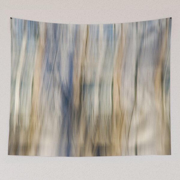 Item preview, Soft Blue and Gold Abstract designed and sold by The Discreet Peacock.
