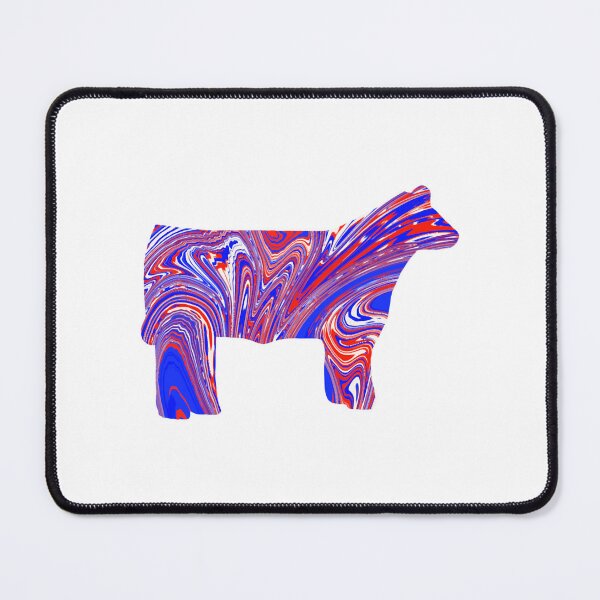 Item preview, Patriotic Swirly Show Steer designed and sold by aldoc-hoas.