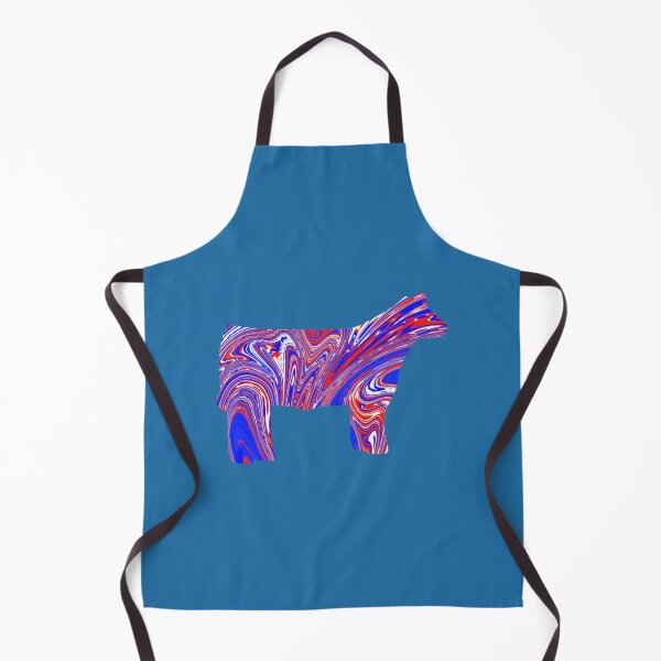 Item preview, Patriotic Swirly Show Steer designed and sold by aldoc-hoas.