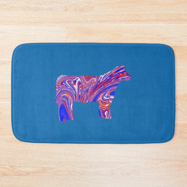 Item preview, Patriotic Swirly Show Steer designed and sold by aldoc-hoas.