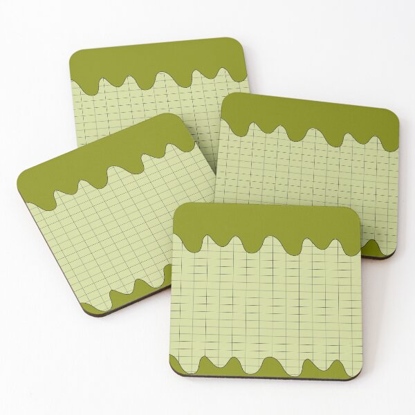Item preview, Dissolved stripes and green grid designed and sold by Madomuay.