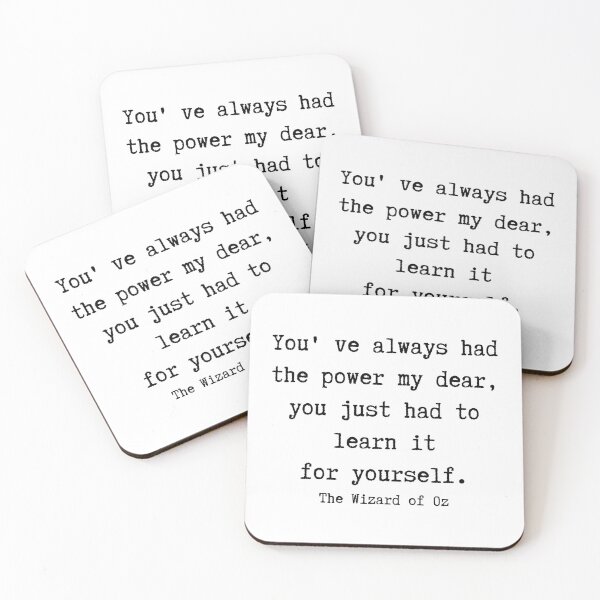 Item preview, The Wizard of Oz quote designed and sold by createliermira.