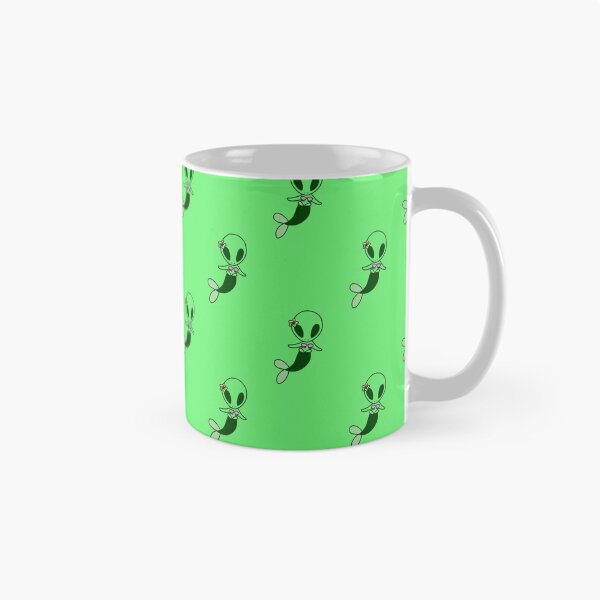 Item preview, Mermaid Alien Green Pattern designed and sold by SaradaBoru.