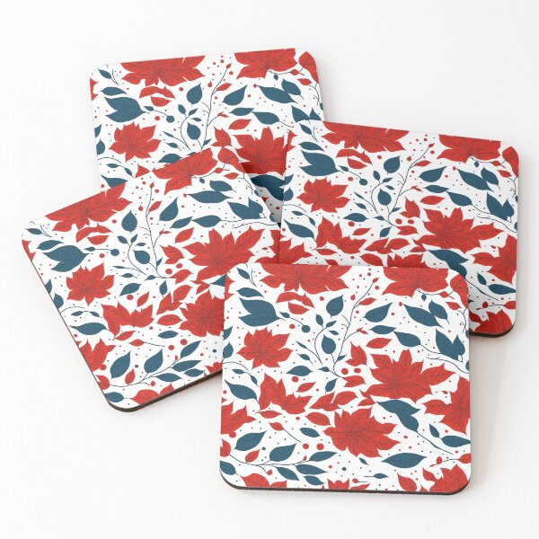 Item preview, Beautiful Floral Pattern,Red Flowers designed and sold by Uday24.
