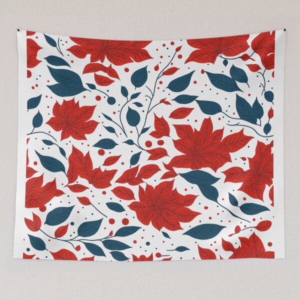 Item preview, Beautiful Floral Pattern,Red Flowers designed and sold by Uday24.