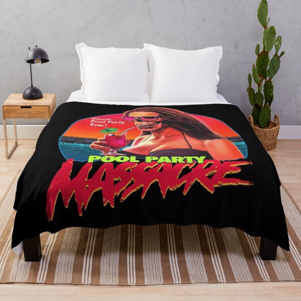 Item preview, Pool Party Massacre - "Original  Art"【﻿Ｈｏｒｒｏｒ】  （2019）☆VHS|Gasm Video☆ BEST SELLING Limited Edition | Perfect Gift For You And Friends designed and sold by BimBamThompson.