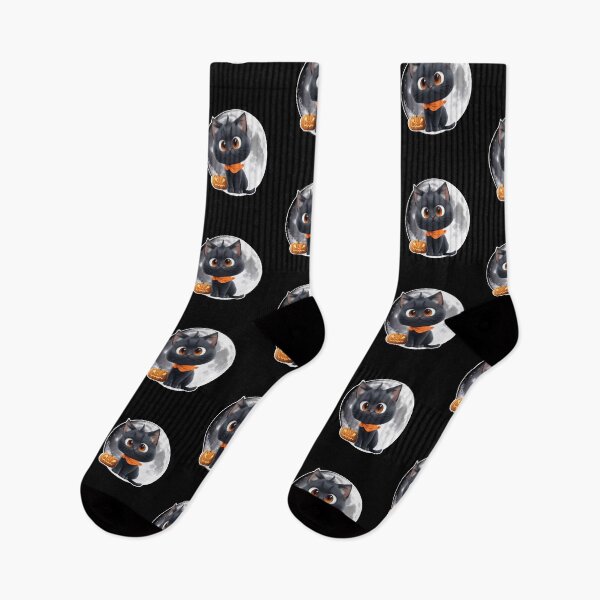 Item preview, Cute Halloween cat kitten pumpkin witch not scary kids costume designed and sold by w1ckerman.
