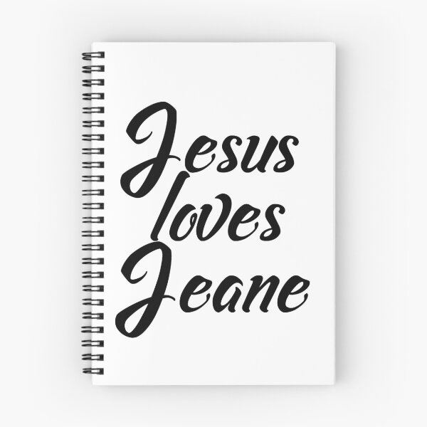 Item preview, Jesus loves Jeane designed and sold by Shalomjoy.