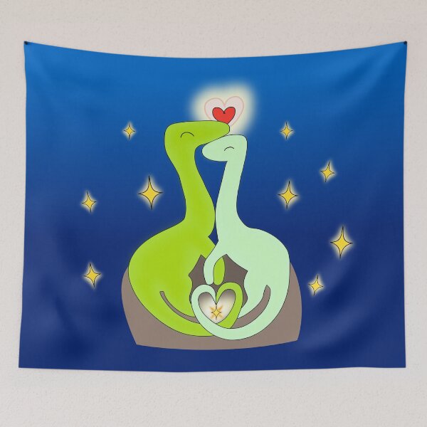 Item preview, Dinosaurs in love: Compsognathus designed and sold by DinozayerStudio.