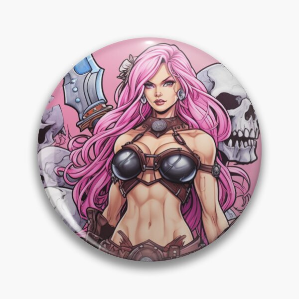 Item preview, Barbarbie, the Pink Barbarian Woman designed and sold by TheMadDice.