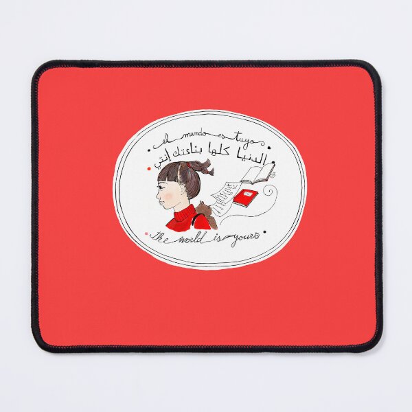 Item preview, The World Is Yours: Itzu (Red) designed and sold by OlgaMundi.