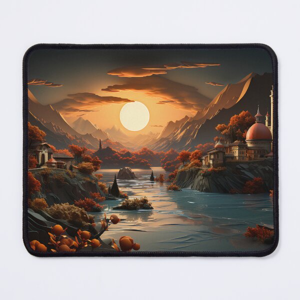 Item preview, Sunset Over the River designed and sold by FTS-Studio.