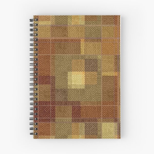 Item preview, Textured monochrome brown tartan plaid. designed and sold by marinaklykva.
