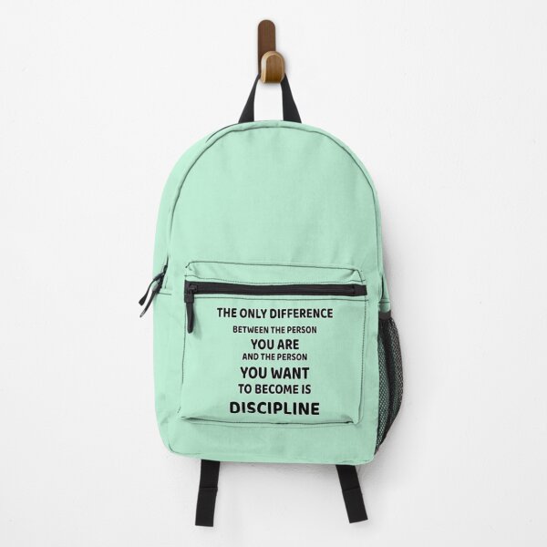 Item preview, The only difference between the person you are and the person you want to become is discipline. designed and sold by Sunmoonlove.