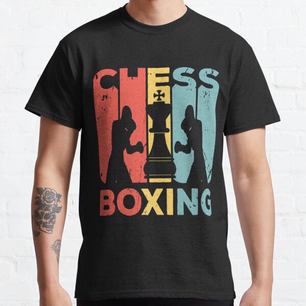 Ludwig chess boxing merch chess club T-shirt - Online Shoping