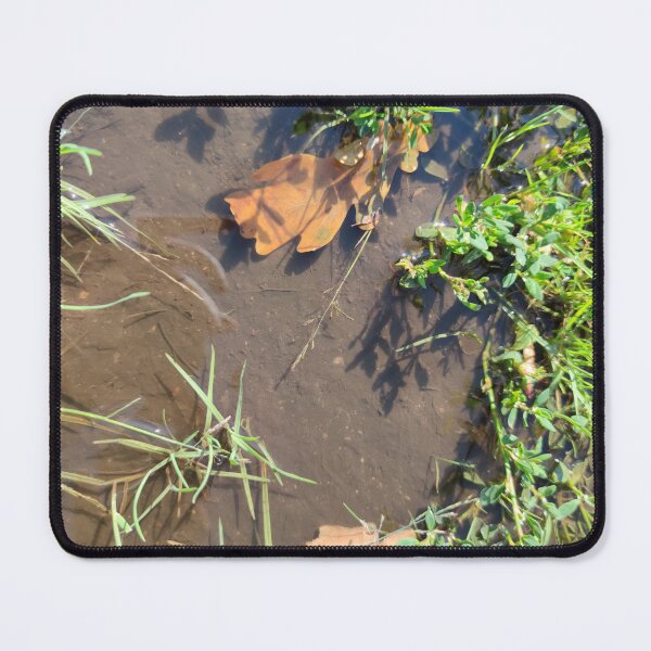 Item preview, Grass and leaves in a warm puddle designed and sold by tshuki.
