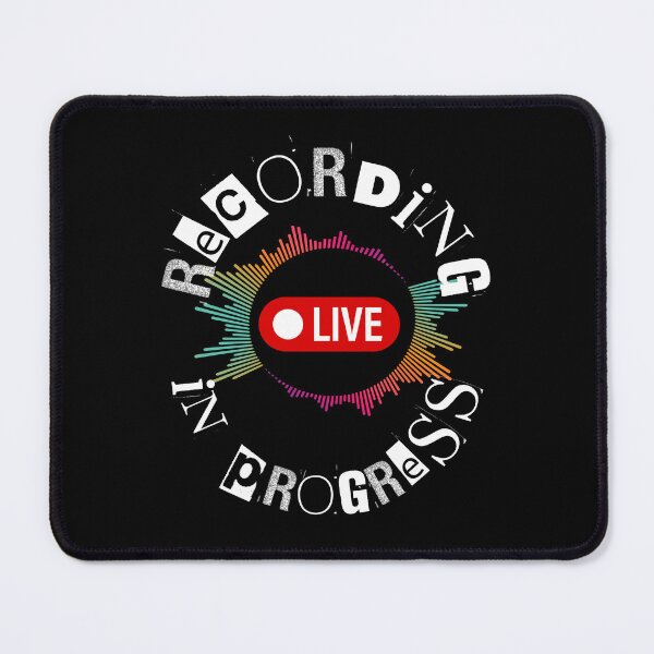 Item preview, Live Recording in Progress designed and sold by my-green-gecko.