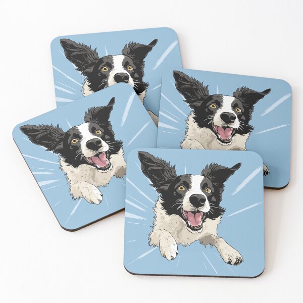 Item preview, Funny Border Collie Running designed and sold by TheHellSong.