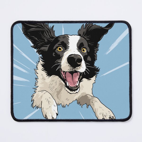 Item preview, Funny Border Collie Running designed and sold by TheHellSong.