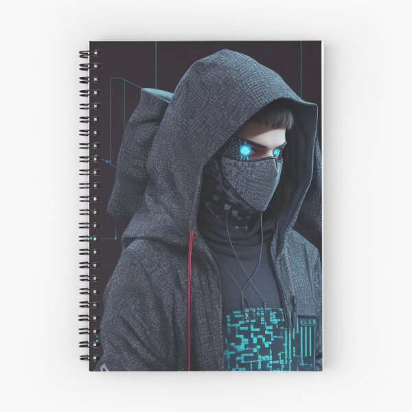Item preview, #2 "Cyber Boy Hacker Inspired Design: Futuristic and Edgy Designs for Tech Enthusiasts" designed and sold by CyberCollective.