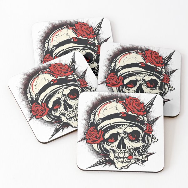 Item preview, Rock N Roll Skull designed and sold by FrozenPolarBear.