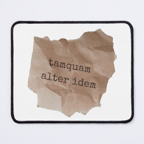 Item preview, 'tamquam alter idem' paper scrap designed and sold by RockyCreekArt.
