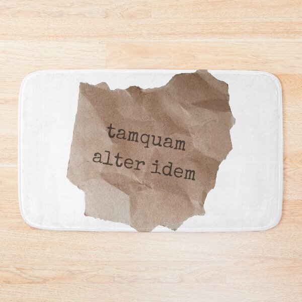 Item preview, 'tamquam alter idem' paper scrap designed and sold by RockyCreekArt.