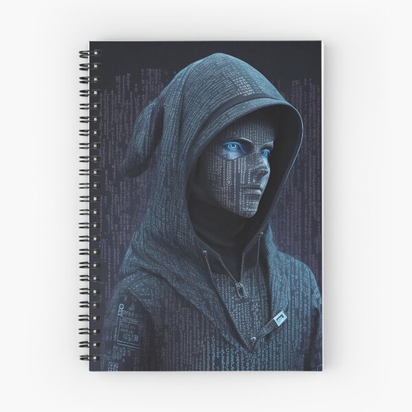 Item preview, #4 "Cyber Boy Hacker Inspired Design: Futuristic and Edgy Designs for Tech Enthusiasts" designed and sold by CyberCollective.