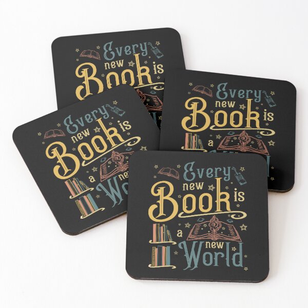 Item preview,  Every new book is a new world Reader Librarian Gift designed and sold by gogo-jr.