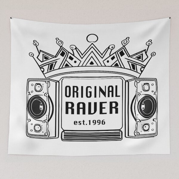Item preview, Origina Raver designed and sold by Somniodelic Workshop.