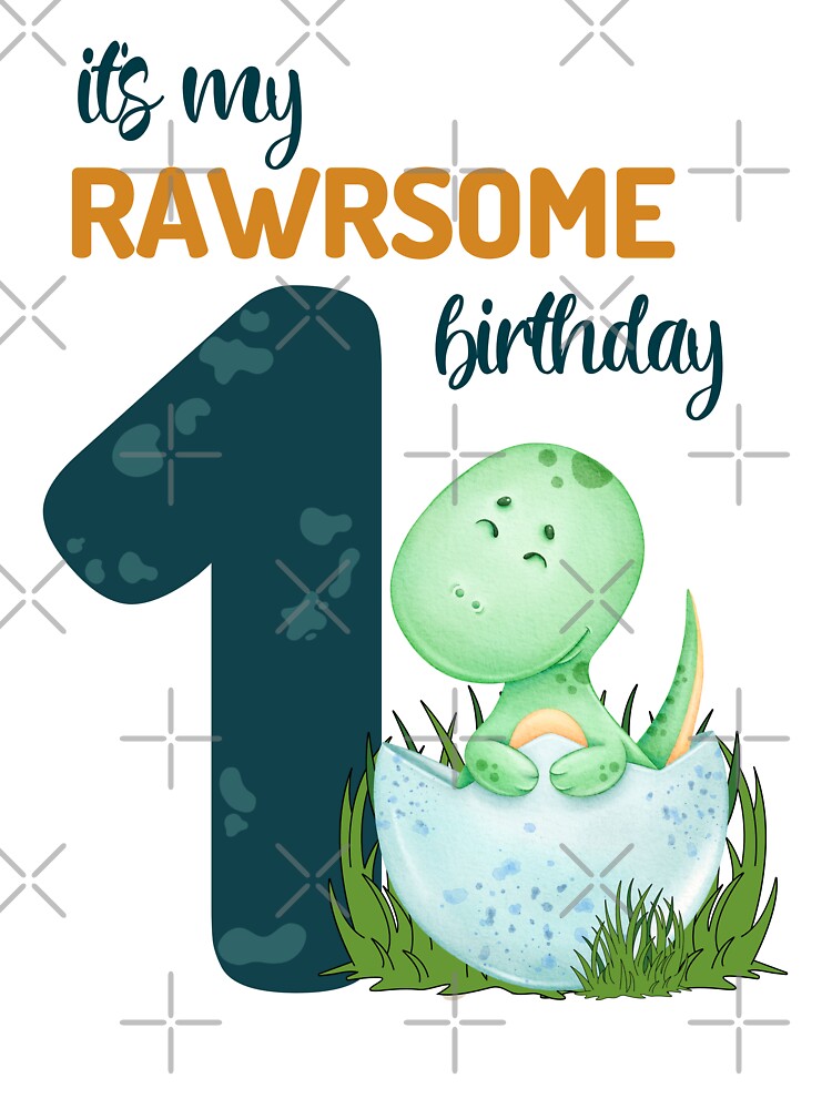 Roarsome Dinosaur Three Today Birthday – Parcel of Love