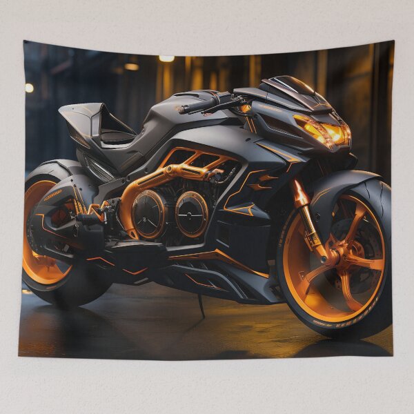 Item preview, Futuristic Motorcycle Cyborg Dragon Concept designed and sold by Art by Lilia.