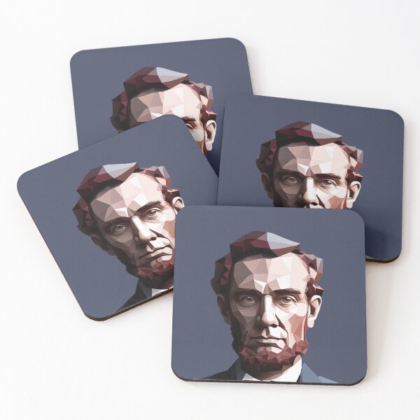 Artikelvorschau, Nahaufnahme von Abraham Lincoln entworfen und verkauft von PolygonXYZ.