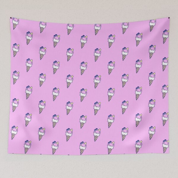 Artikelvorschau, Blueberry Icecream Kegel-Rosa-Muster entworfen und verkauft von SaradaBoru.