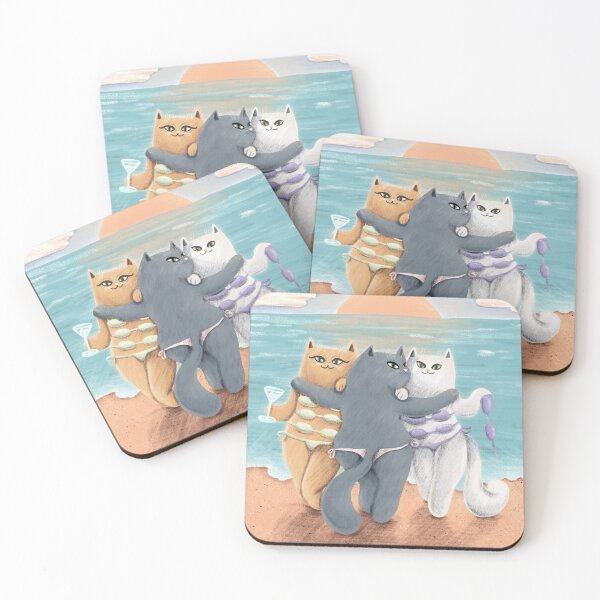 Item preview, Three Kitty Graces designed and sold by Julia Sol.