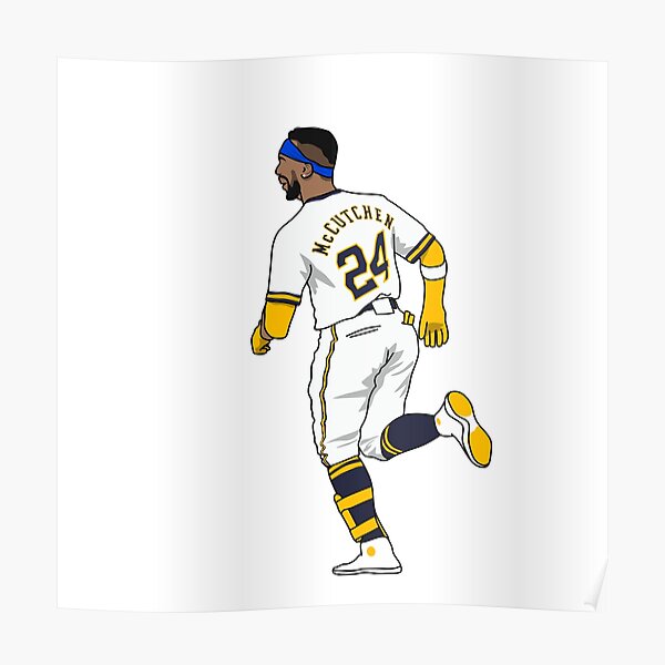 Andrew Mccutchen Pittsburgh Pirates Wall Art Sports Poster 