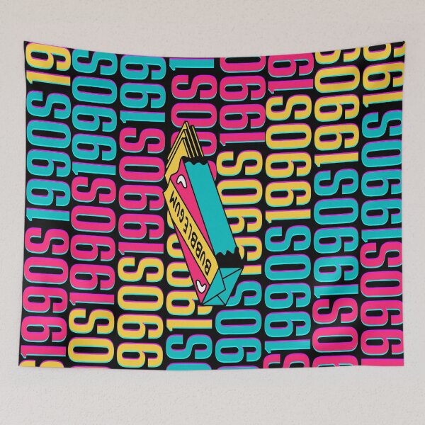 Item preview, 1990s retro design 8 - Black Background designed and sold by PunjabanJatti.