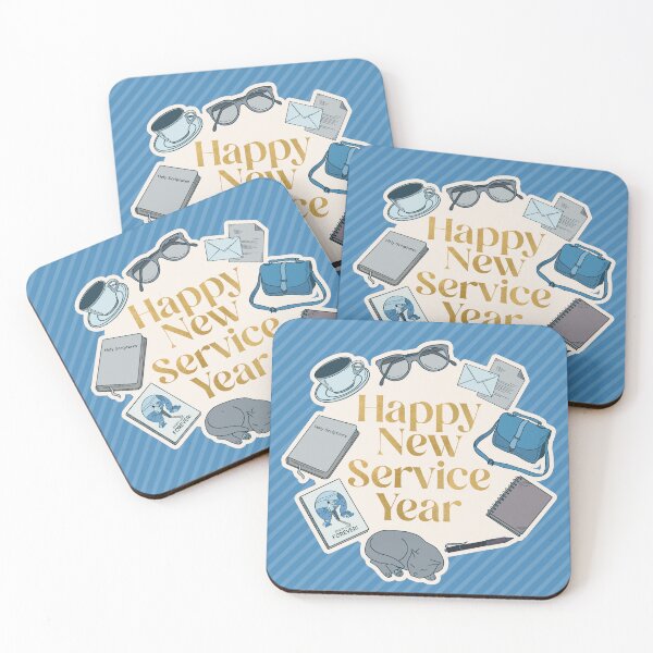 Item preview, Happy New Service Year (For Him) designed and sold by Paper Bee Gift Shop.