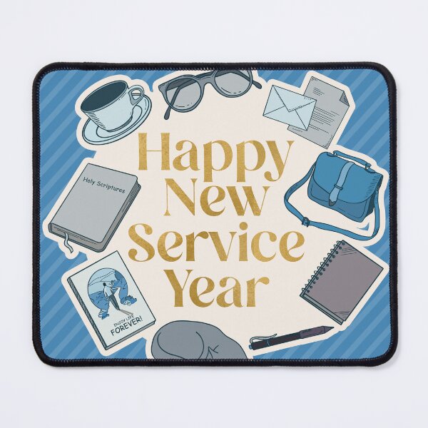 Item preview, Happy New Service Year (For Him) designed and sold by Paper Bee Gift Shop.