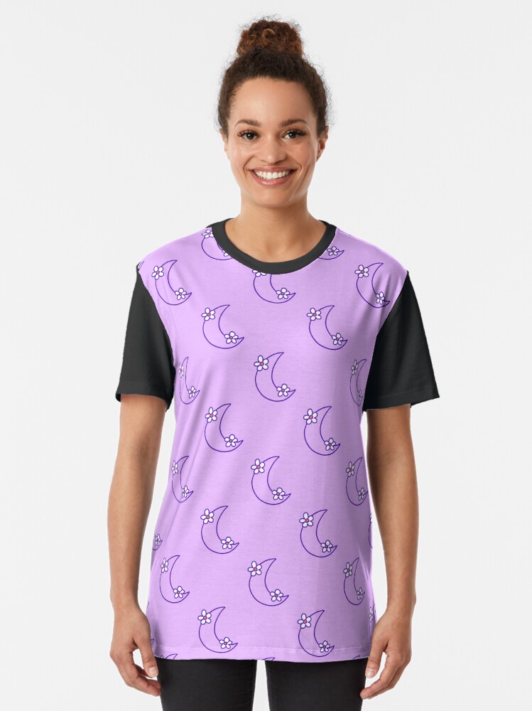 Light purple graphic store tee