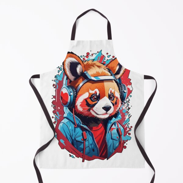 Item preview, red kawaii panda drinking panda  designed and sold by irosh madushan.