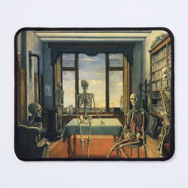 Item preview, Skeletons in an office (1944), by Paul Delvaux designed and sold by Gabriel S.