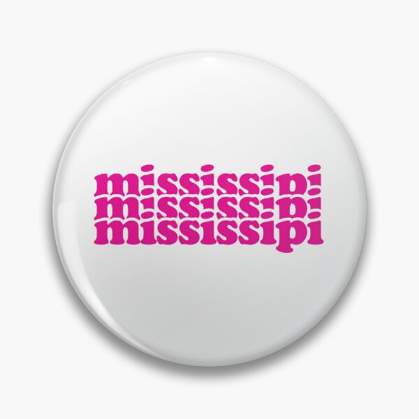 Item preview, Mississippi in Hot Pink Triad designed and sold by EmeraldeaArt.