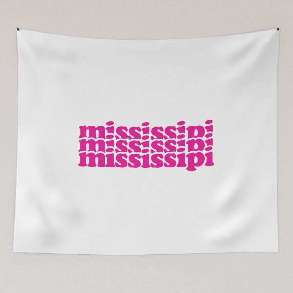 Item preview, Mississippi in Hot Pink Triad designed and sold by EmeraldeaArt.