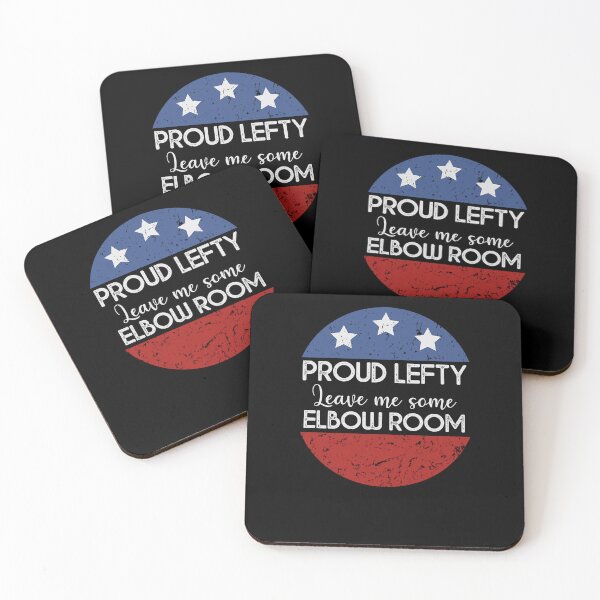 Item preview, Proud Lefty Give Me Elbow Room - Humorous Typography designed and sold by Amineharoni.