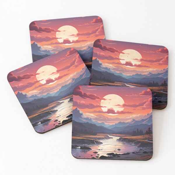 Item preview, Sunset Over the Mountains designed and sold by FTS-Studio.