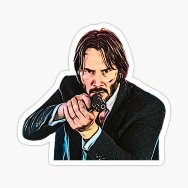 Item preview, john wick fights well. designed and sold by painting23.