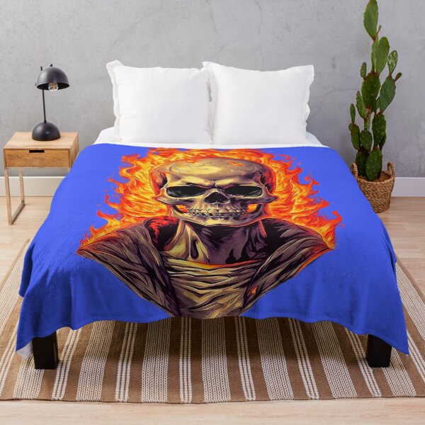 Item preview, Skull in Flames Fire Inferno 7 designed and sold by DigitalandPhoto.
